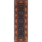 Safavieh Royalty 257 Rug, ROY257 - Navy / Rust