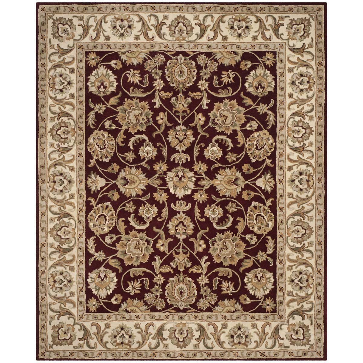 Safavieh Royalty 501 Rug, ROY501 - Maroon / Beige