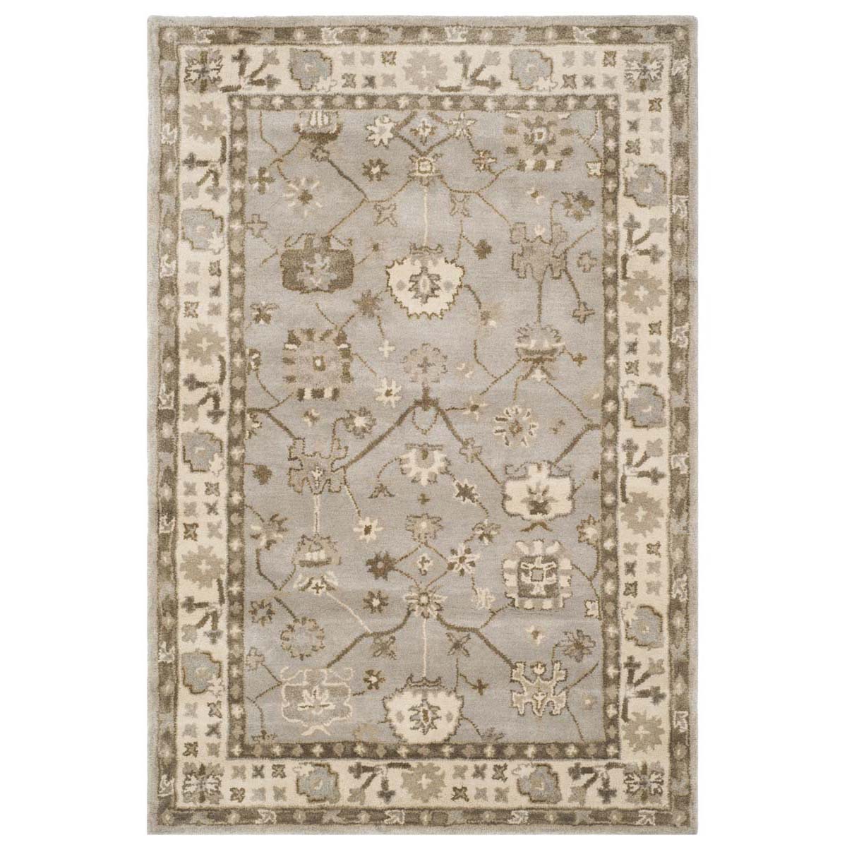 Safavieh Royalty 633 Rug, ROY633 - Silver / Cream