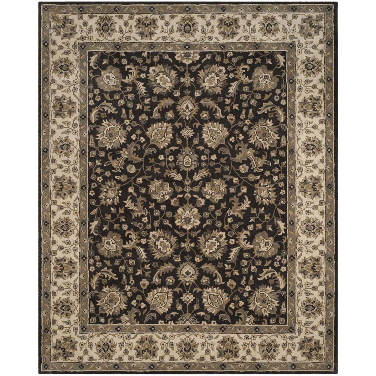 Safavieh Royalty 689 Rug, ROY689 - Charcoal / Beige