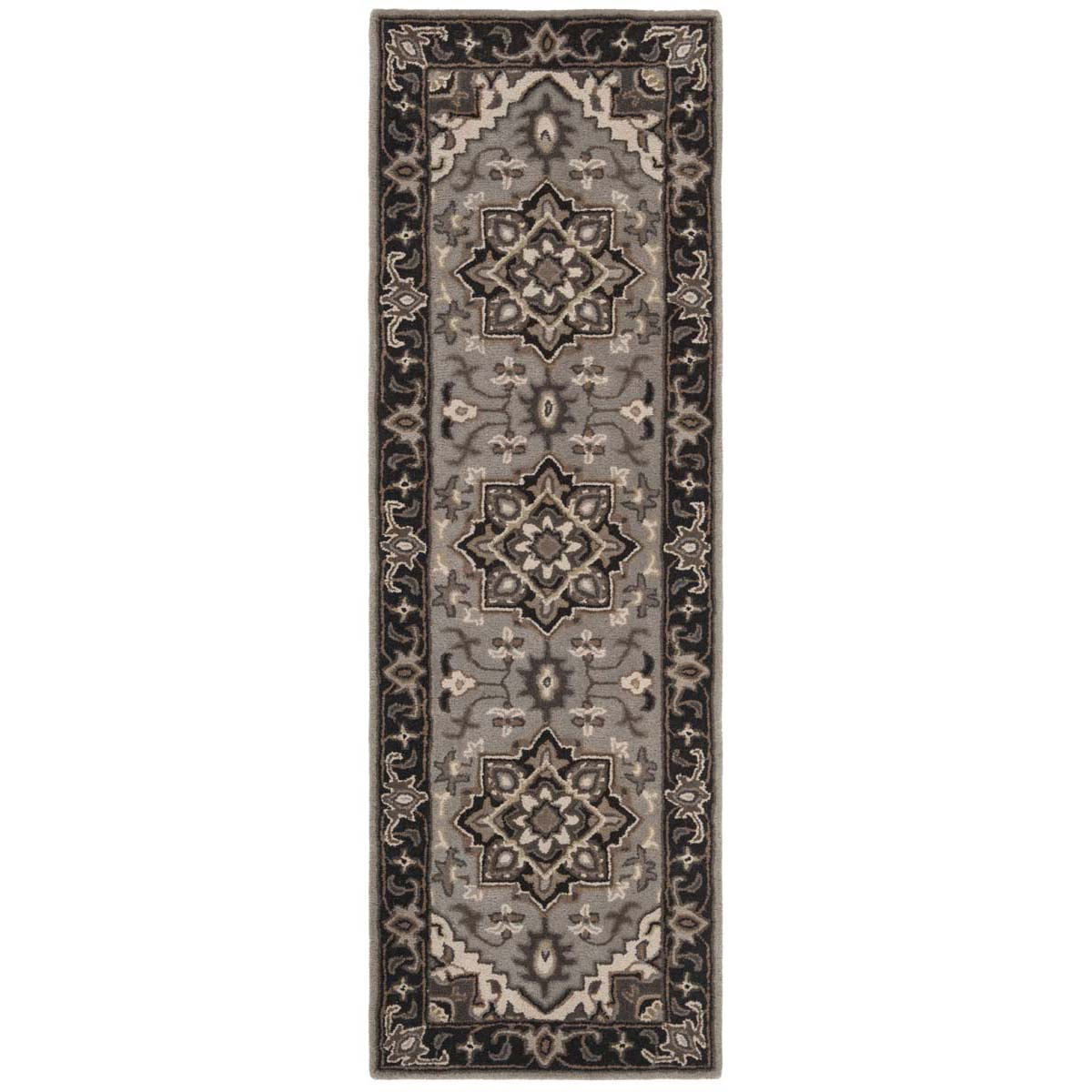 Safavieh Royalty 700 Rug, ROY700 - Silver / Charcoal