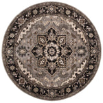 Safavieh Royalty 700 Rug, ROY700 - Silver / Charcoal