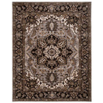 Safavieh Royalty 700 Rug, ROY700 - Silver / Charcoal