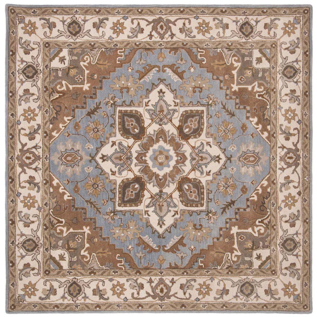 Safavieh Royalty 700 Rug, ROY700 - Light Blue / Beige