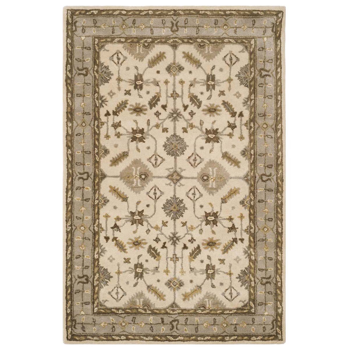 Safavieh Royalty 870 Rug, ROY870 - Cream / Light Grey