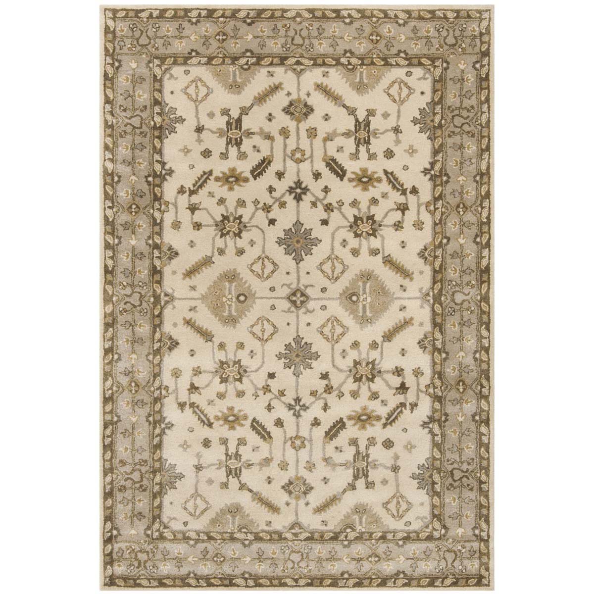 Safavieh Royalty 870 Rug, ROY870 - Cream / Light Grey