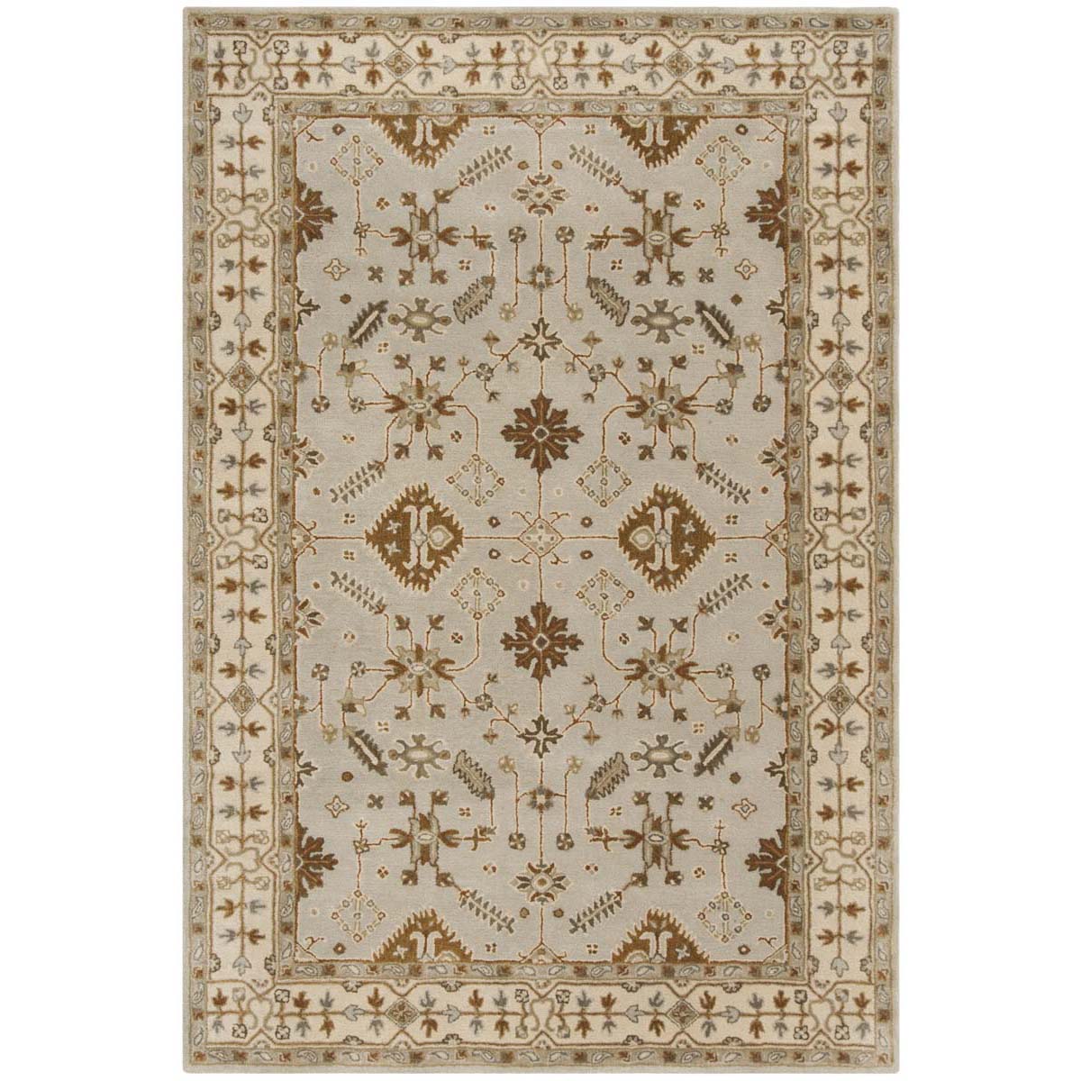 Safavieh Royalty 870 Rug, ROY870 - Light Grey / Cream