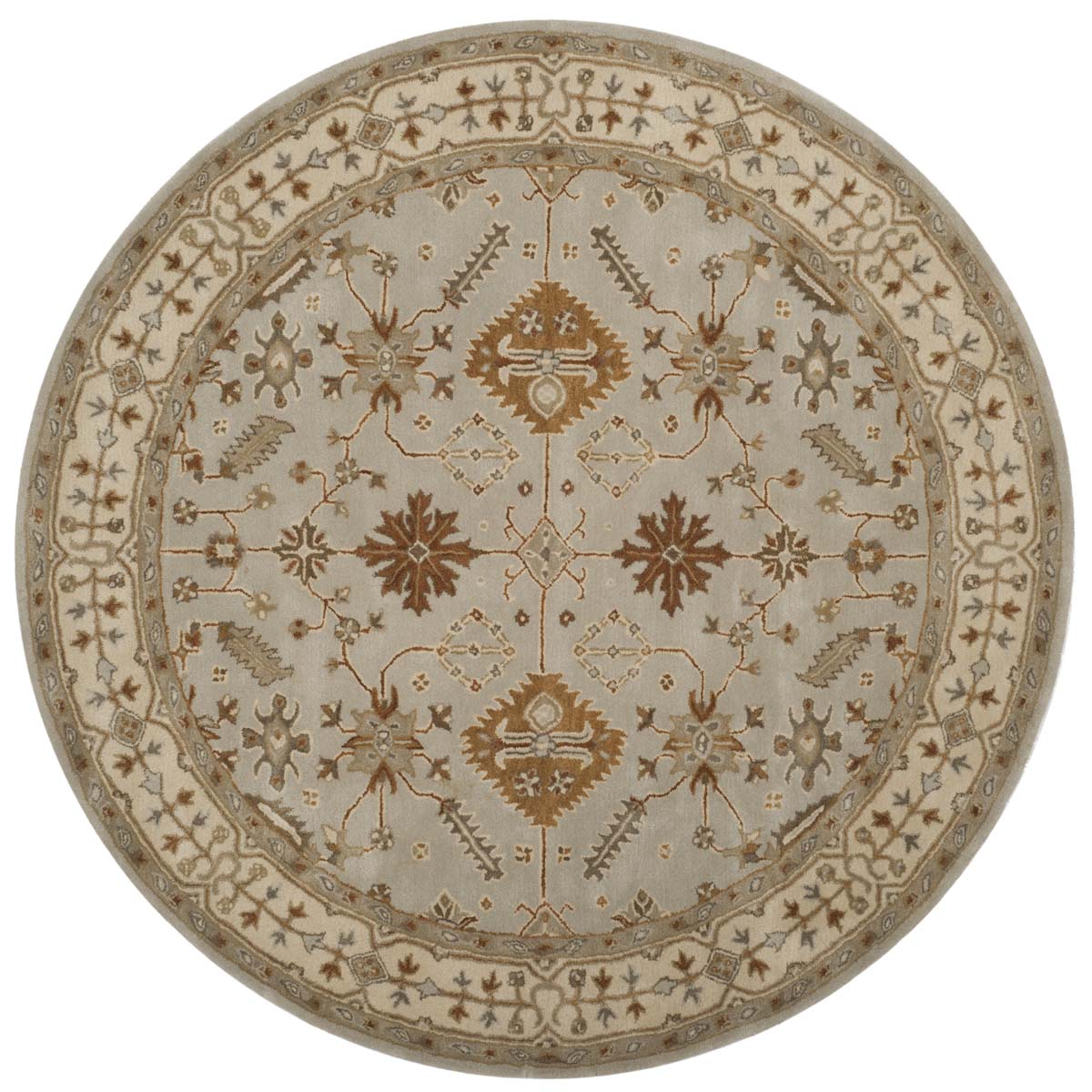 Safavieh Royalty 870 Rug, ROY870 - Light Grey / Cream