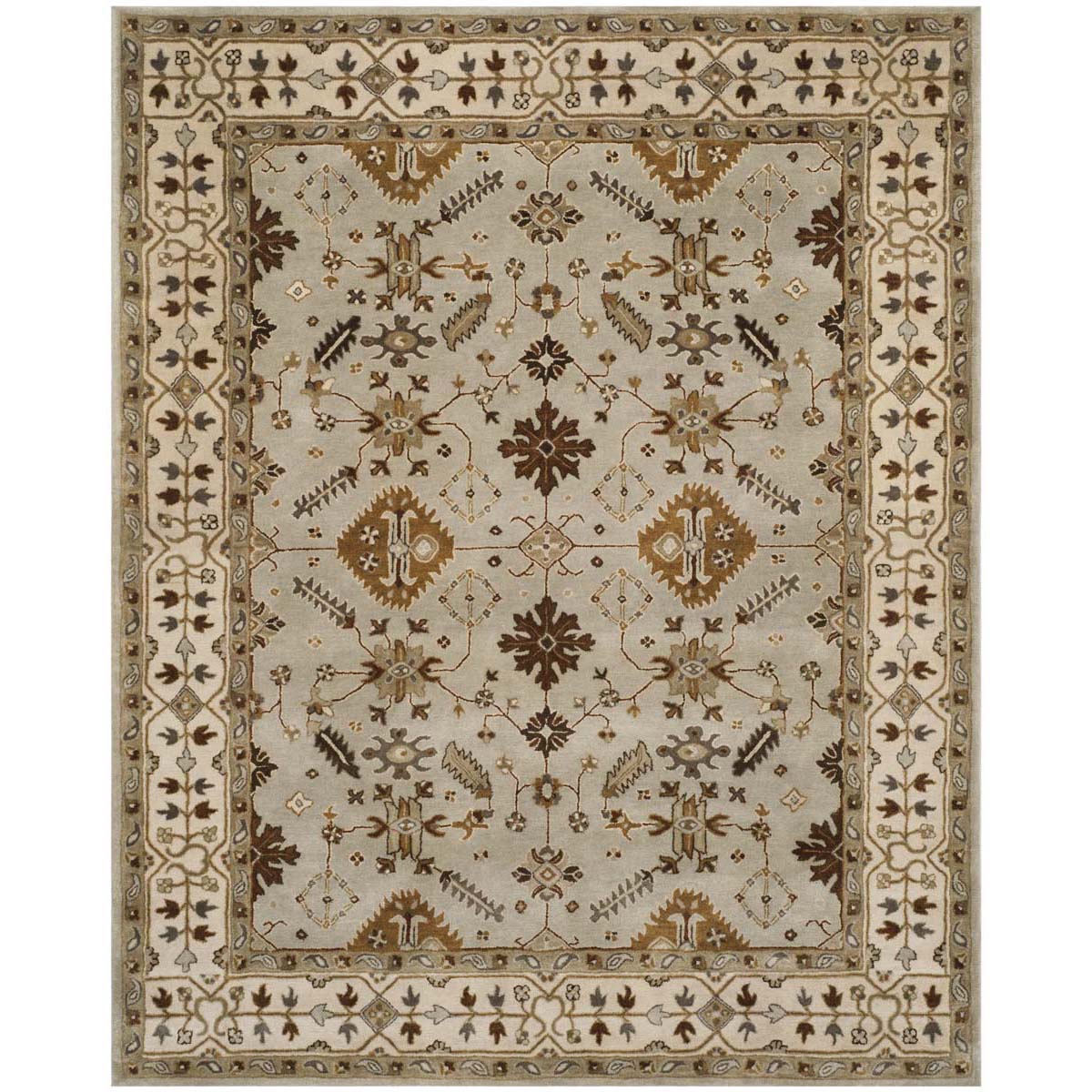 Safavieh Royalty 870 Rug, ROY870 - Light Grey / Cream