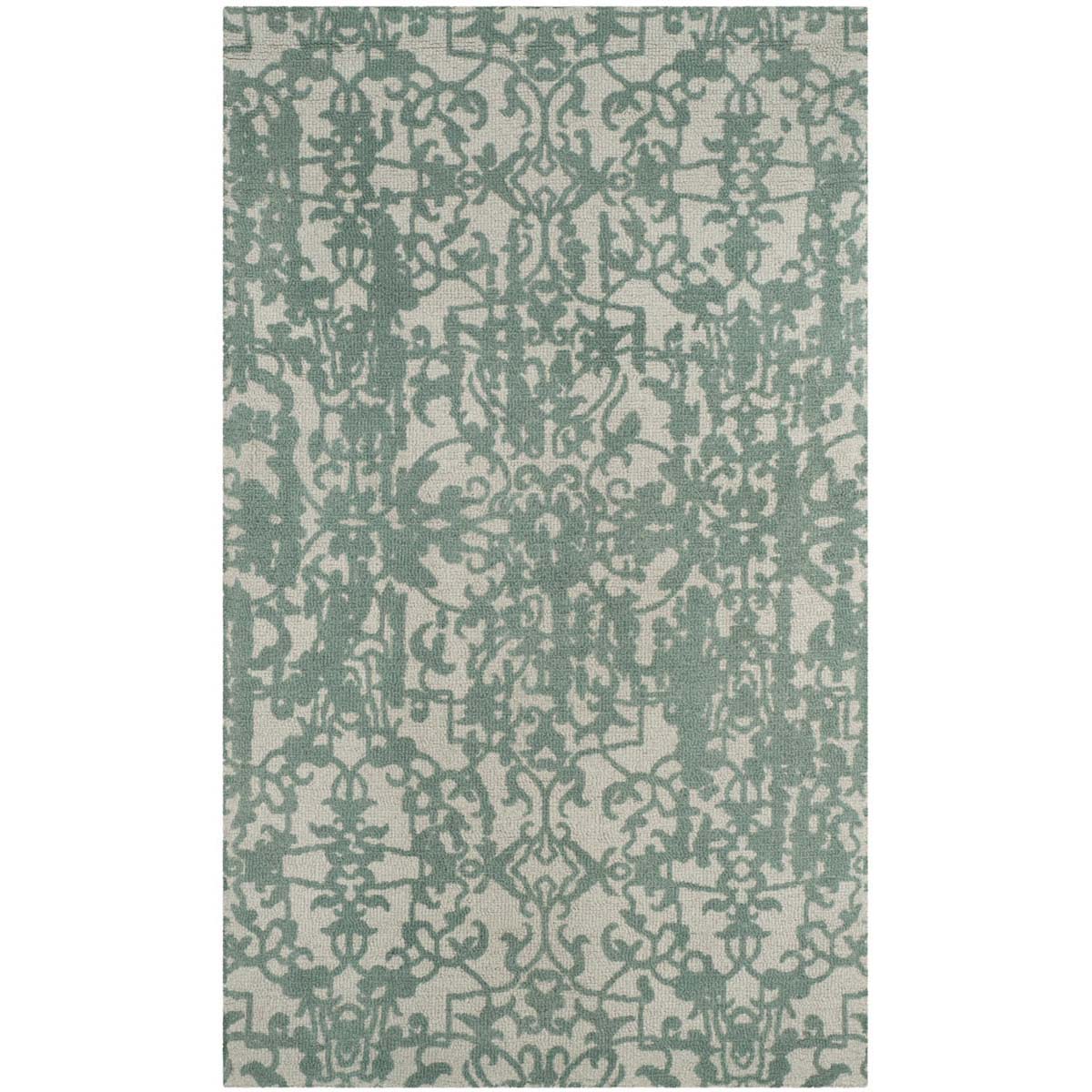 Safavieh Restoration Vintage 101 Rug, RVT101 - Grey / Turquoise