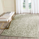 Safavieh Restoration Vintage 101 Rug, RVT101 - Light Sage / Grey