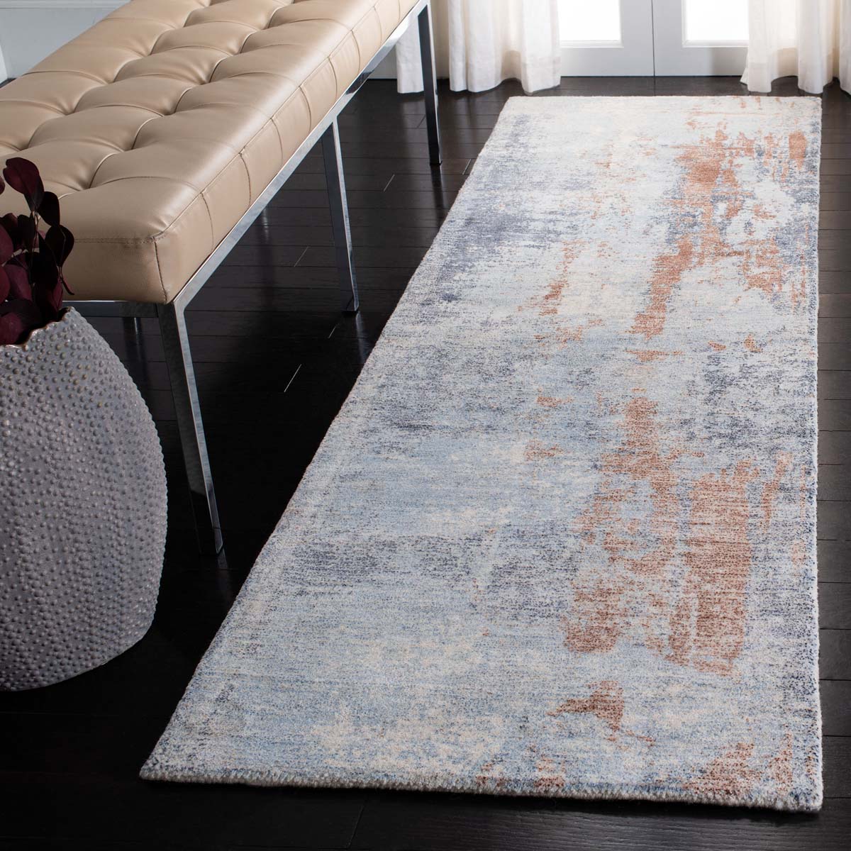 Safavieh Restoration Vintage 113 Rug, RVT113 - Blue / Brown