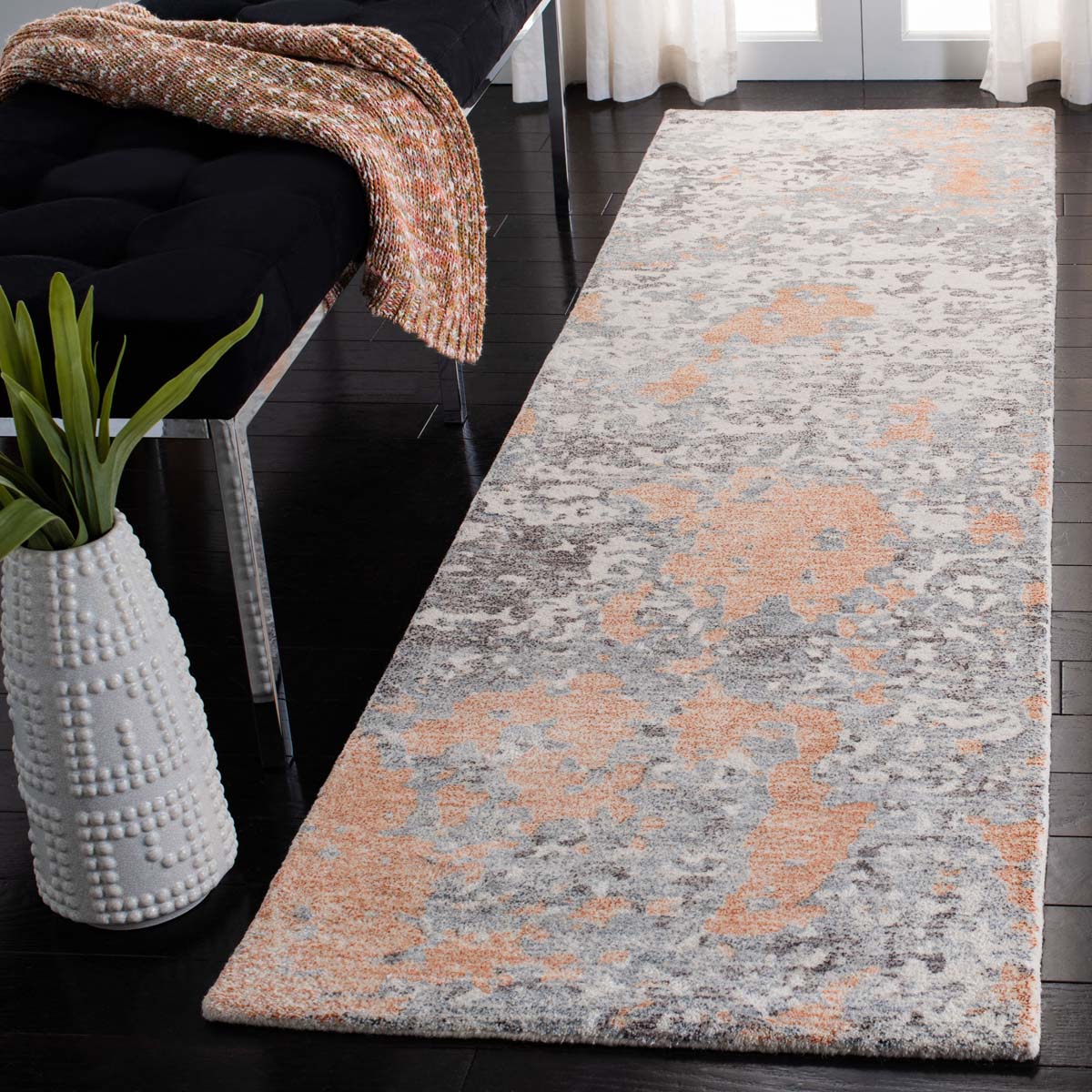 Safavieh Restoration Vintage 114 Rug, RVT114 - Rust / Grey