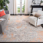 Safavieh Restoration Vintage 114 Rug, RVT114 - Rust / Grey