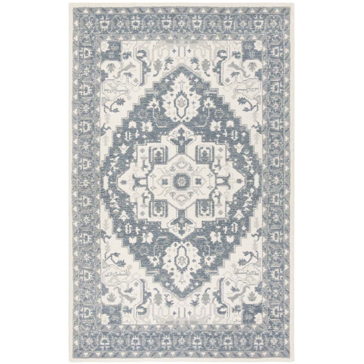 Safavieh Restoration Vintage 402 Rug, RVT402 - Ivory / Charcoal