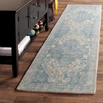 Safavieh Restoration Vintage 421 Rug, RVT421 - Ivory / Turquoise