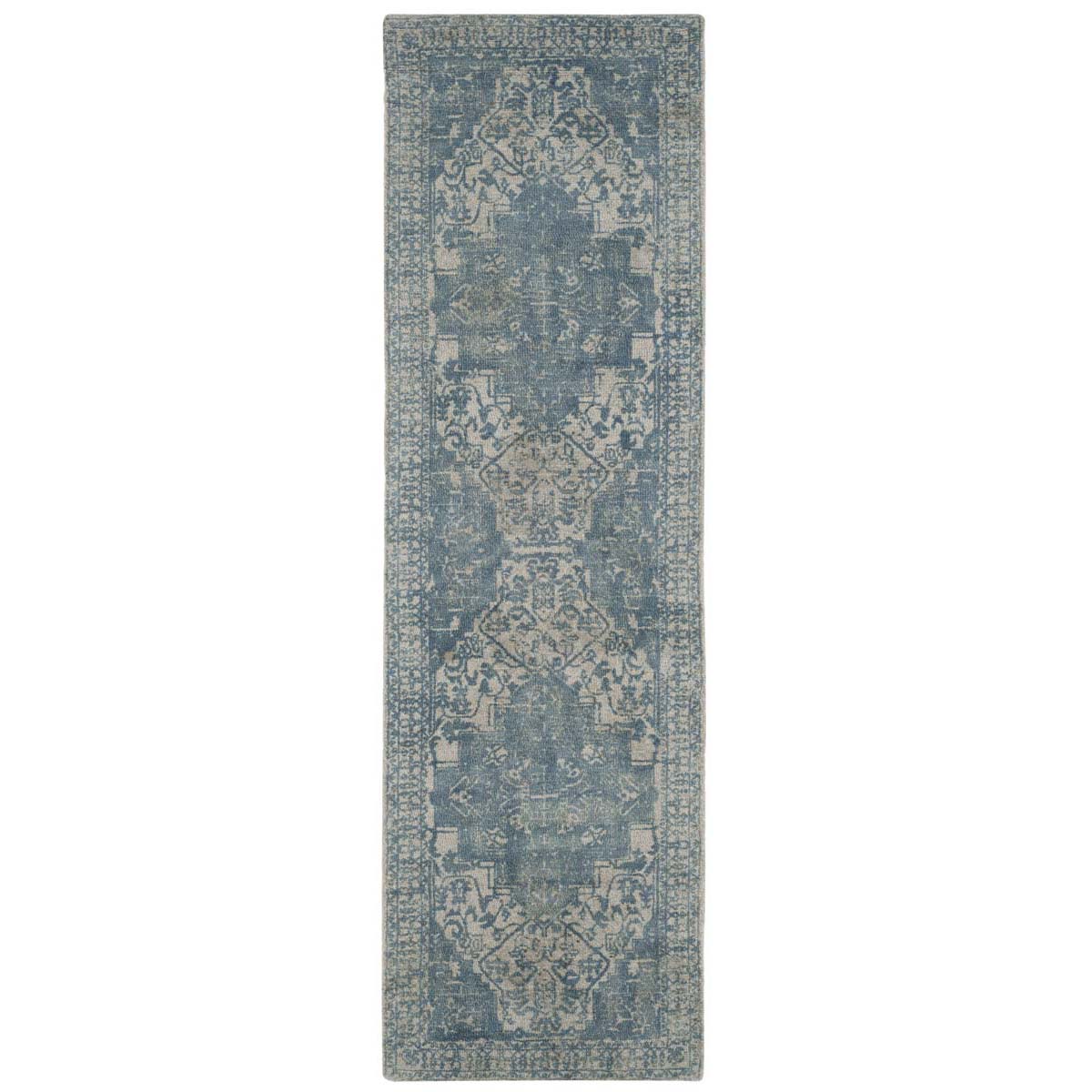 Safavieh Restoration Vintage 421 Rug, RVT421 - Ivory / Turquoise