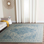 Safavieh Restoration Vintage 421 Rug, RVT421 - Ivory / Turquoise