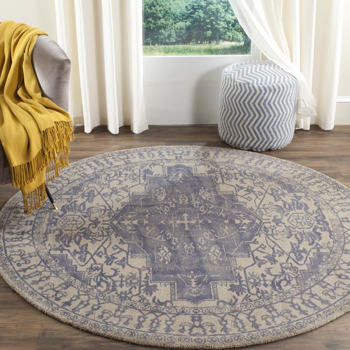 Safavieh Restoration Vintage 421 Rug, RVT421 - Blue / Grey