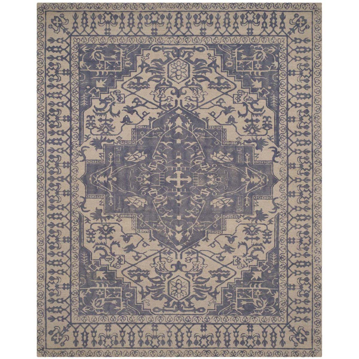 Safavieh Restoration Vintage 421 Rug, RVT421 - Blue / Grey