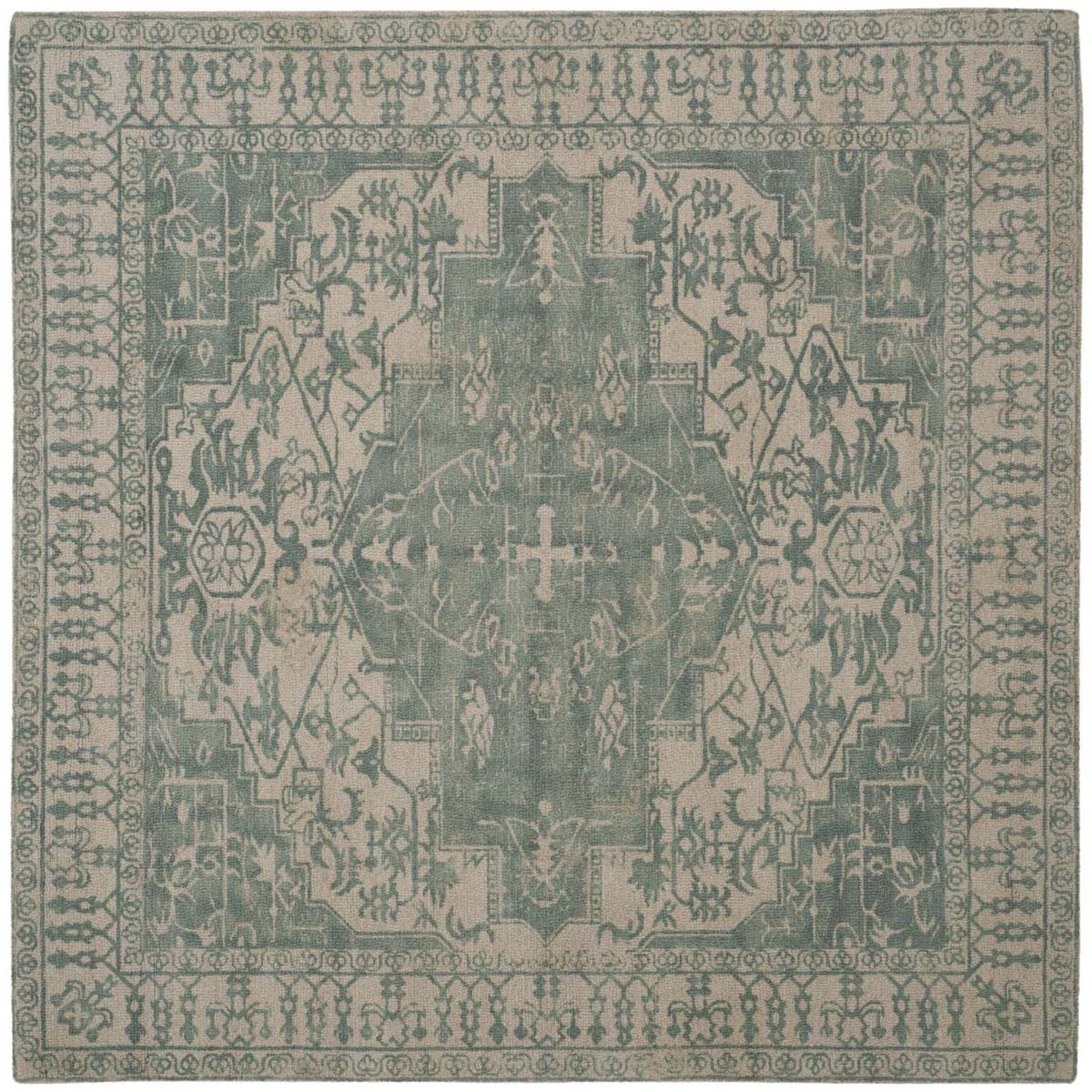 Safavieh Restoration Vintage 421 Rug, RVT421 - Mint / Ivory