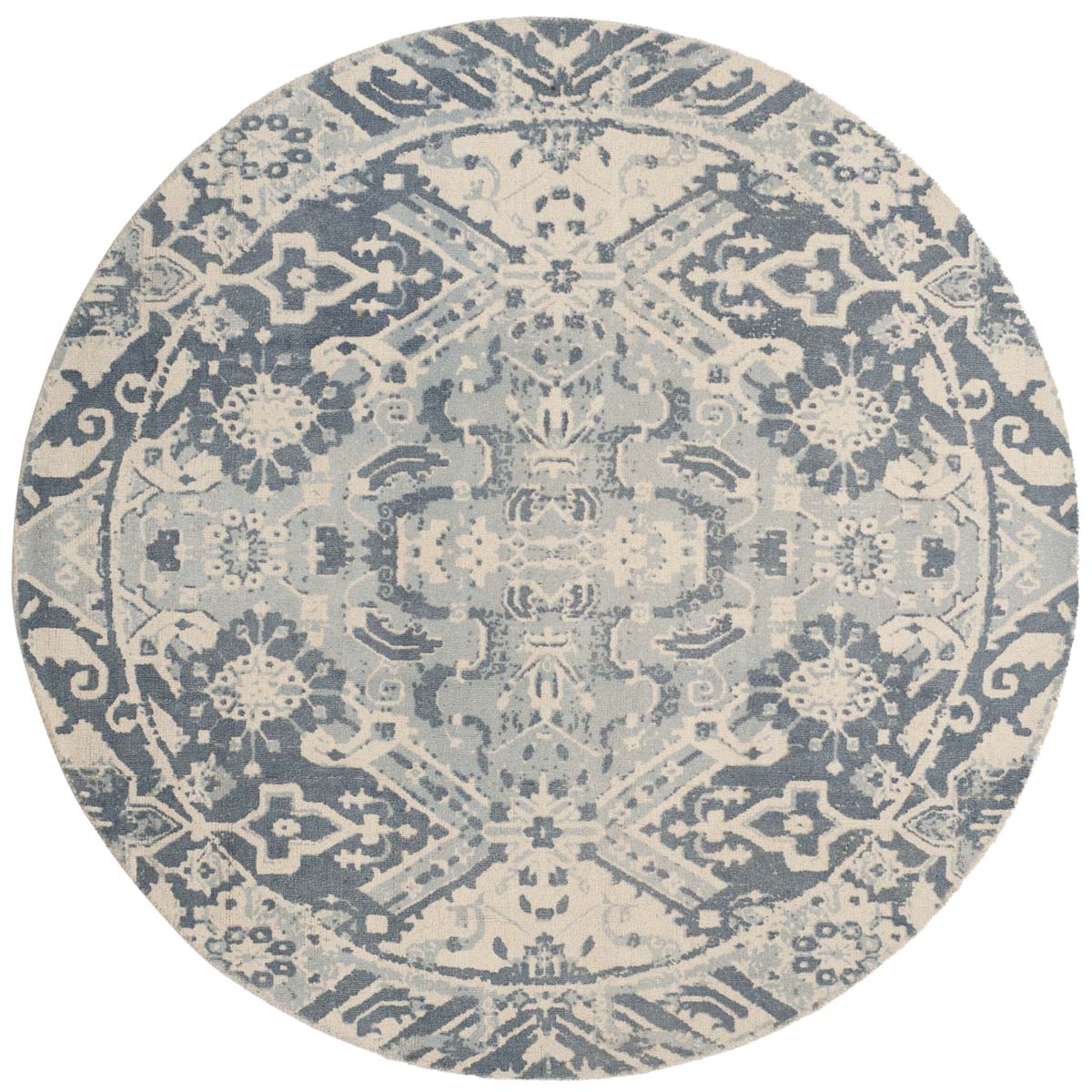 Safavieh Restoration Vintage 532 Rug, RVT532 - Charcoal / Ivory