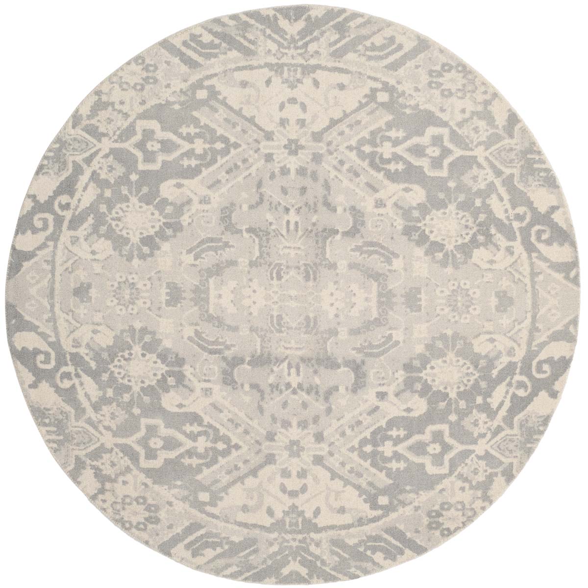 Safavieh Restoration Vintage 532 Rug, RVT532 - Light Grey / Ivory