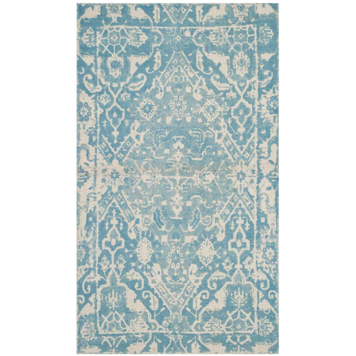 Safavieh Restoration Vintage 532 Rug, RVT532 - Light Blue / Ivory