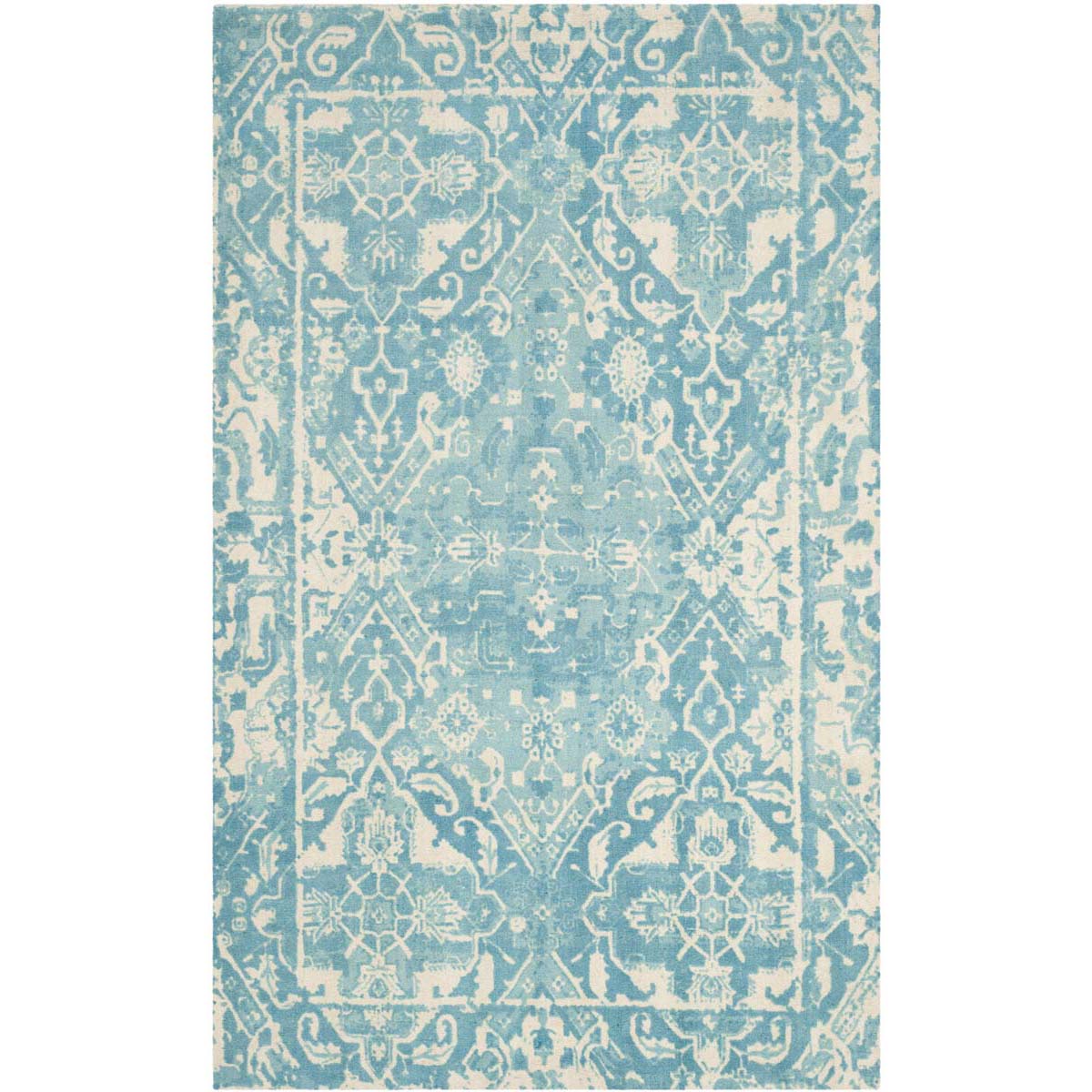 Safavieh Restoration Vintage 532 Rug, RVT532 - Light Blue / Ivory