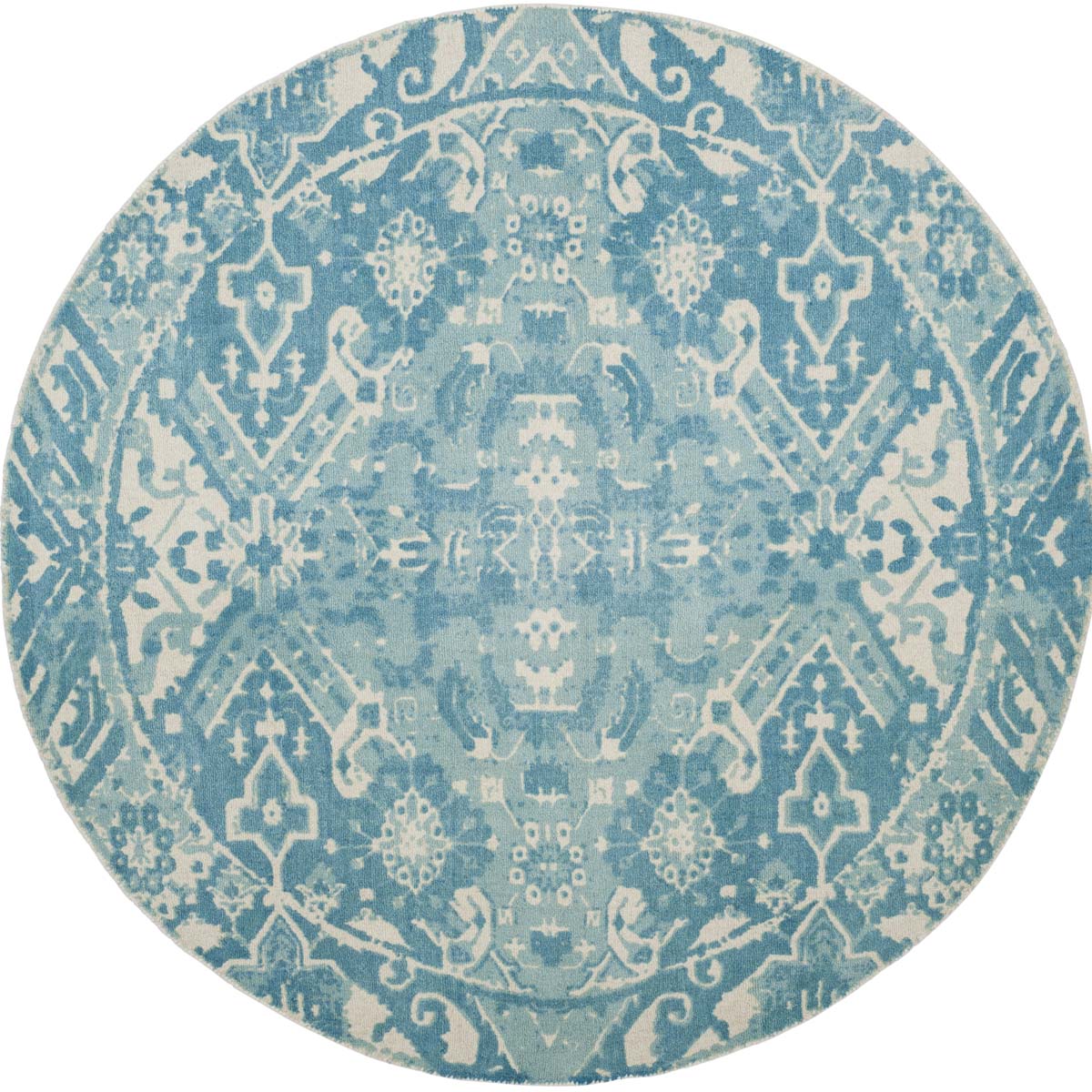 Safavieh Restoration Vintage 532 Rug, RVT532 - Light Blue / Ivory