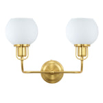 Satin Brass/Opal - Satin Brass/Opal