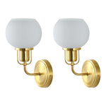 Satin Brass/Opal (Set of 2) - Satin Brass/Opal (Set of 2)