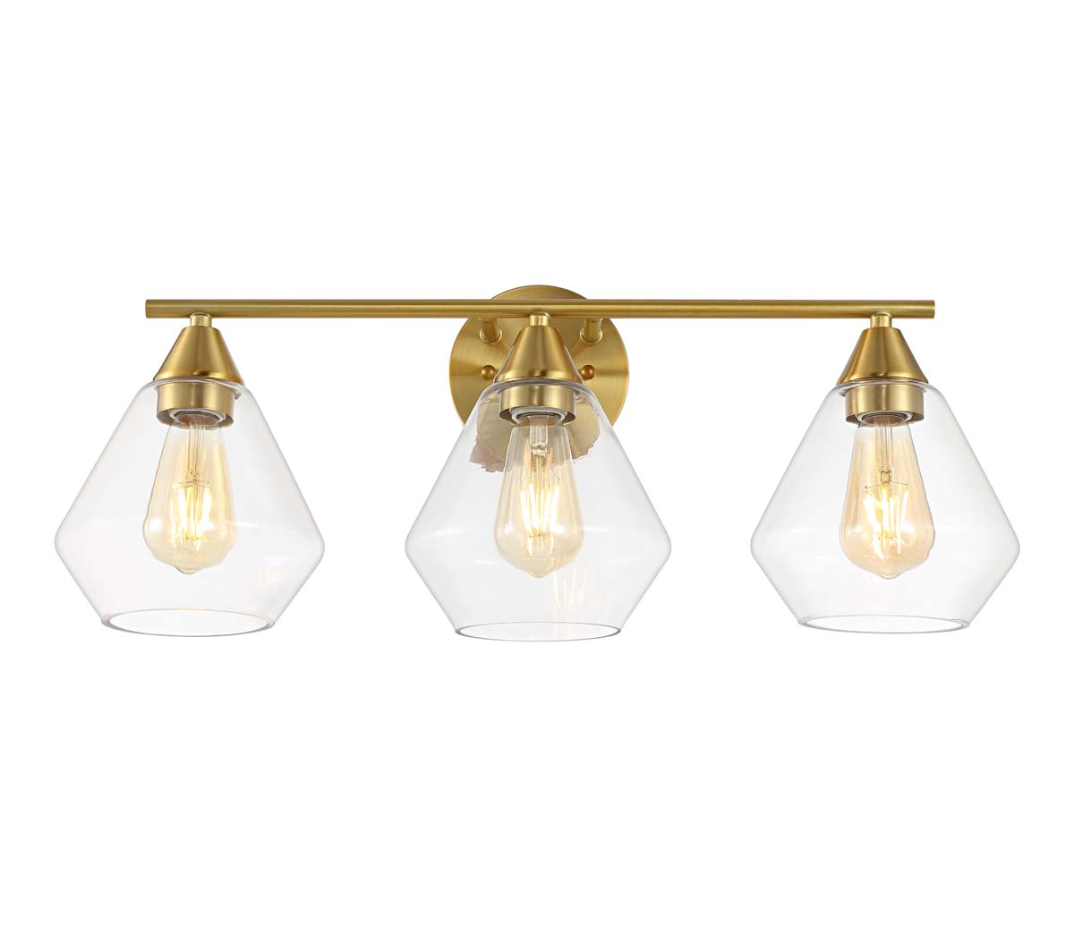Safavieh Amani Wall Sconce , SCN4134 - Brass / Clear