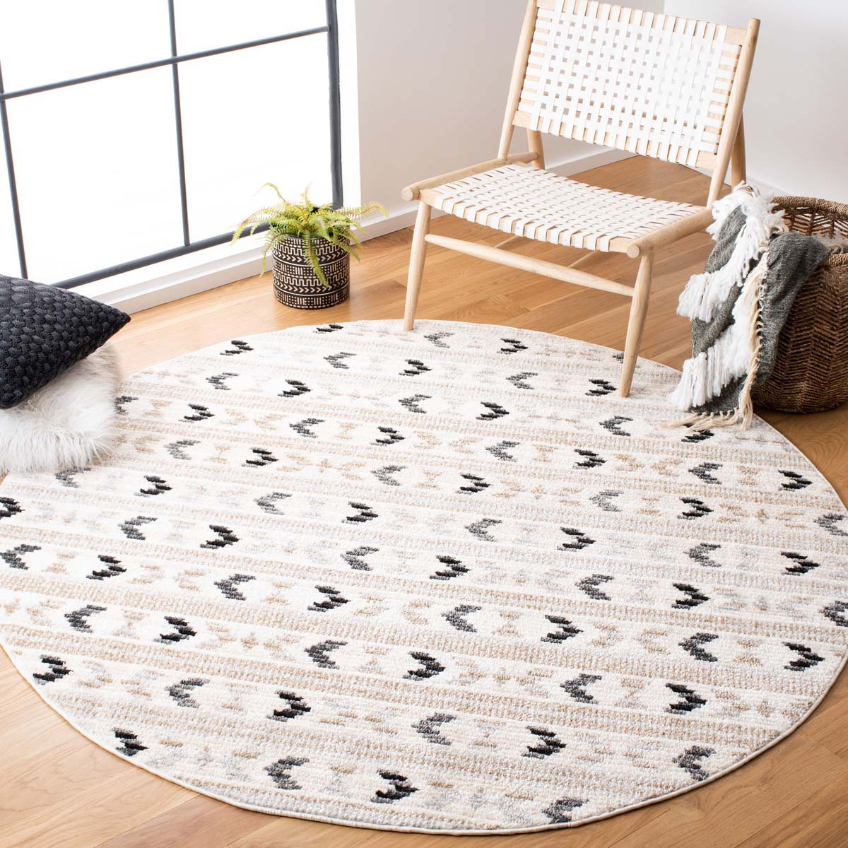 Safavieh Sedona 804 Rug, SED804 - Ivory / Grey