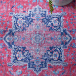 Safavieh Serapi Machine Washable 323 Rug, SEP323 - Red / Navy