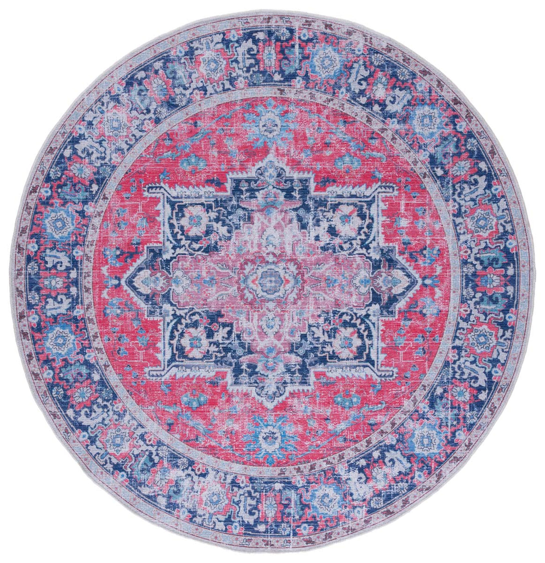 Safavieh Serapi Machine Washable 323 Rug, SEP323 - Red / Navy