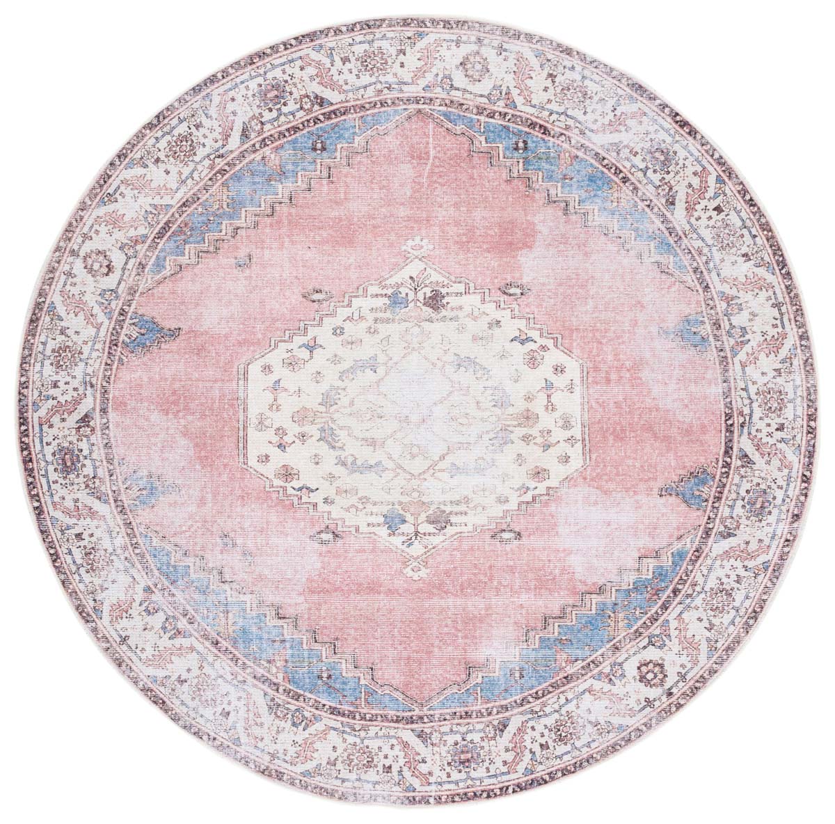 Safavieh Serapi Machine Washable 357 Rug, SEP357 - Ivory / Pink