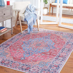 Safavieh Serapi Machine Washable 369 Rug, SEP369 - Blue / Rust