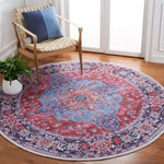 Safavieh Serapi Machine Washable 369 Rug, SEP369 - Blue / Rust