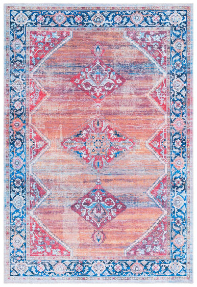 Safavieh Serapi Machine Washable 376 Rug, SEP376 - Rust / Navy