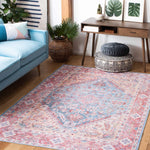 Safavieh Serapi Machine Washable 515 Rug, SEP515 - Blue / Rust