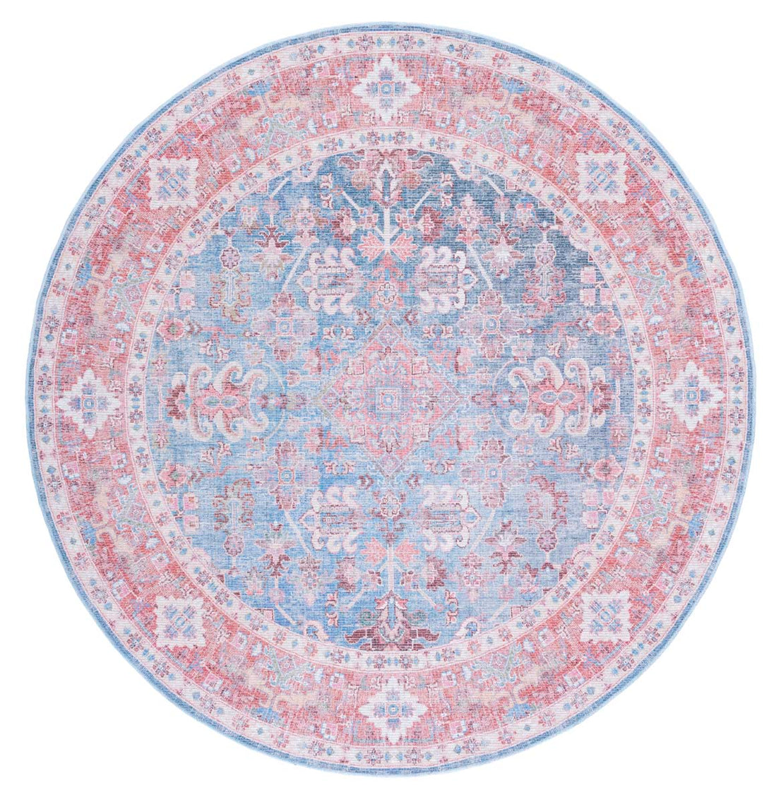 Safavieh Serapi Machine Washable 515 Rug, SEP515 - Blue / Rust