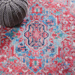 Safavieh Serapi Machine Washable 518 Rug, SEP518 - Light Blue / Red