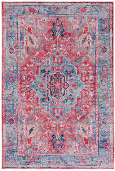 Safavieh Serapi Machine Washable 518 Rug, SEP518 - Light Blue / Red