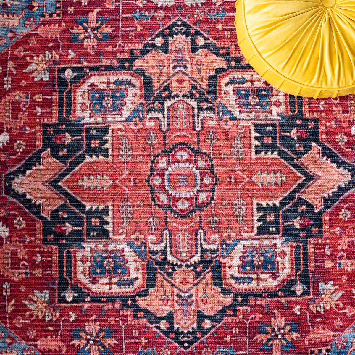 Safavieh Serapi Machine Washable 534 Rug, SEP534 - Red / Blue