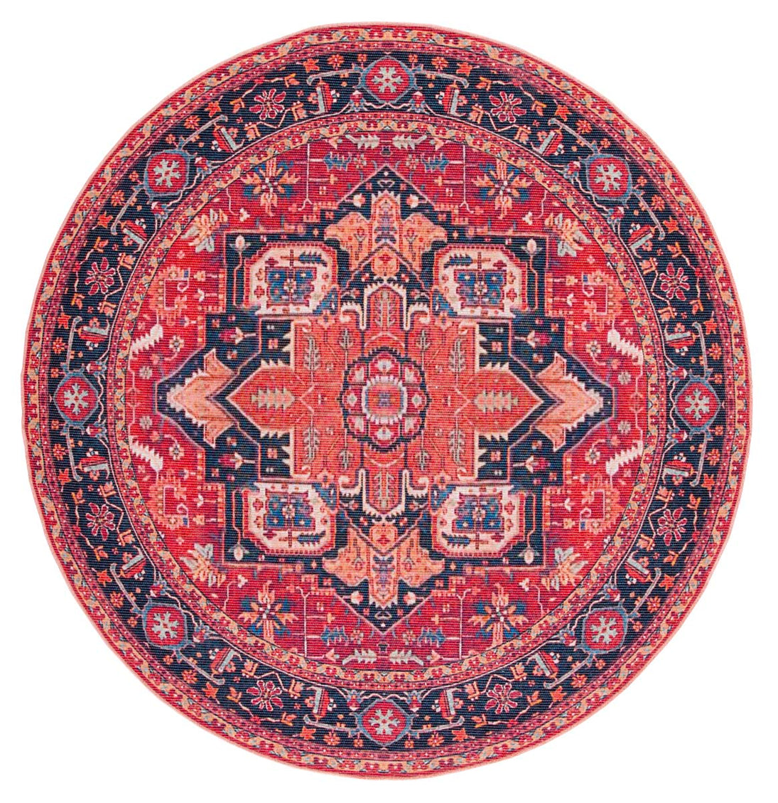 Safavieh Serapi Machine Washable 534 Rug, SEP534 - Red / Blue