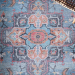 Safavieh Serapi Machine Washable 537 Rug, SEP537 - Blue / Ivory