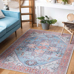 Safavieh Serapi Machine Washable 537 Rug, SEP537 - Blue / Ivory