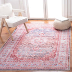 Safavieh Serapi Machine Washable 550 Rug, SEP550 - Light Blue / Red