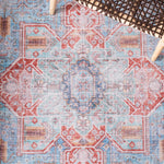 Safavieh Serapi Machine Washable 582 Rug, SEP582 - Blue / Rust